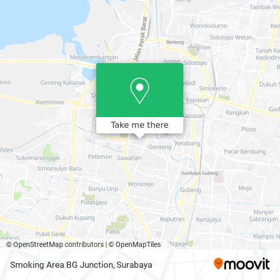 Smoking Area BG Junction map