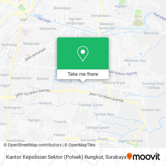 Kantor Kepolisian Sektor (Polsek) Rungkut map
