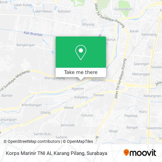 Korps Marinir TNI AL Karang Pilang map