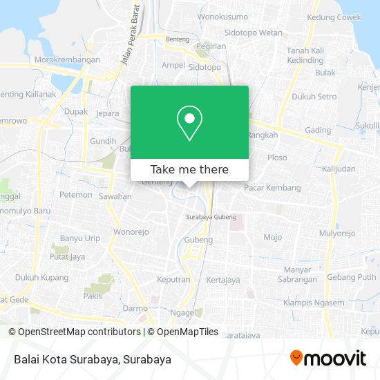 Balai Kota Surabaya map