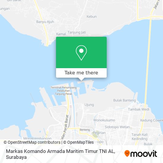 Markas Komando Armada Maritim Timur TNI AL map