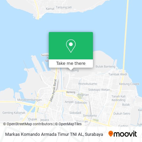 Markas Komando Armada Timur TNI AL map