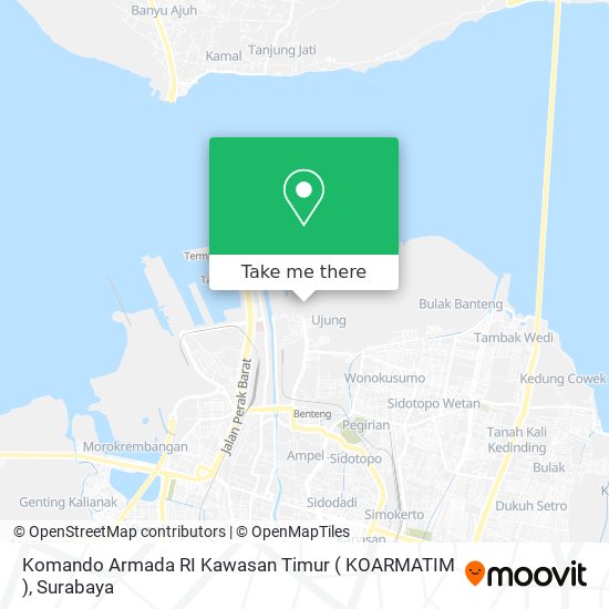 Komando Armada RI Kawasan Timur ( KOARMATIM ) map