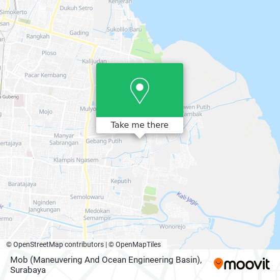 Mob (Maneuvering And Ocean Engineering Basin) map