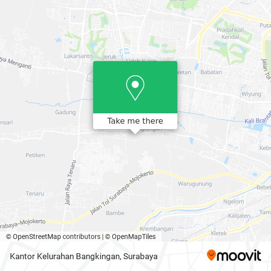 Kantor Kelurahan Bangkingan map