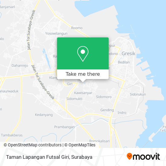 Taman Lapangan Futsal Giri map