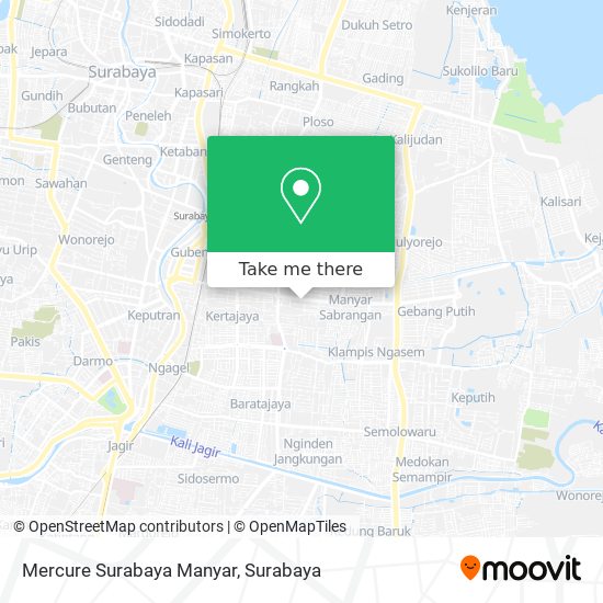 Mercure Surabaya Manyar map