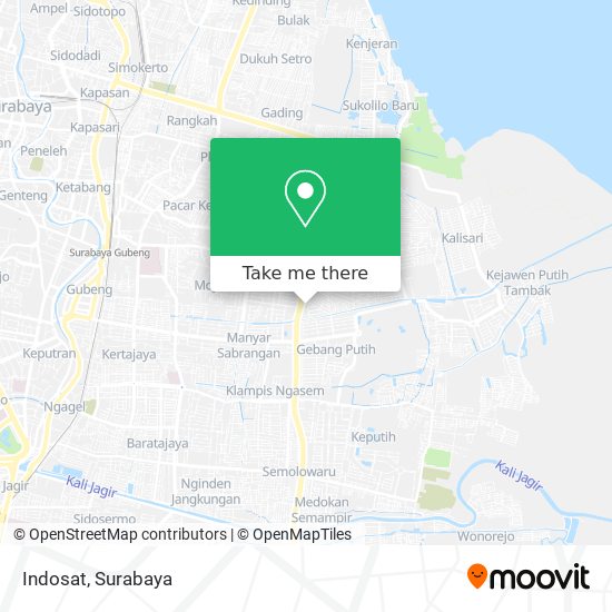 Indosat map