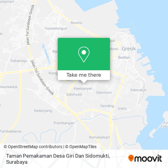 Taman Pemakaman Desa Giri Dan Sidomukti map