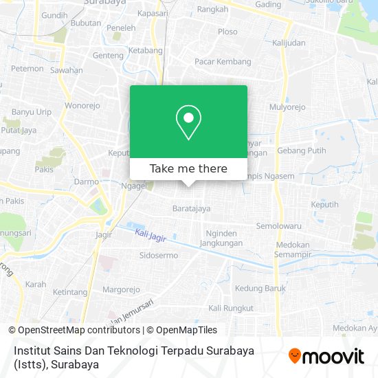 Institut Sains Dan Teknologi Terpadu Surabaya (Istts) map