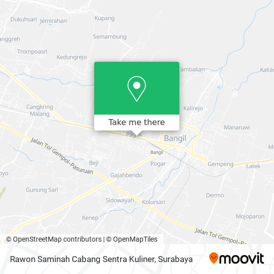 Rawon Saminah Cabang Sentra Kuliner map