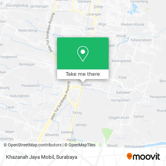 Khazanah Jaya Mobil map