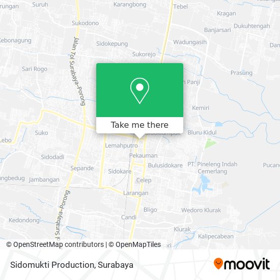 Sidomukti Production map