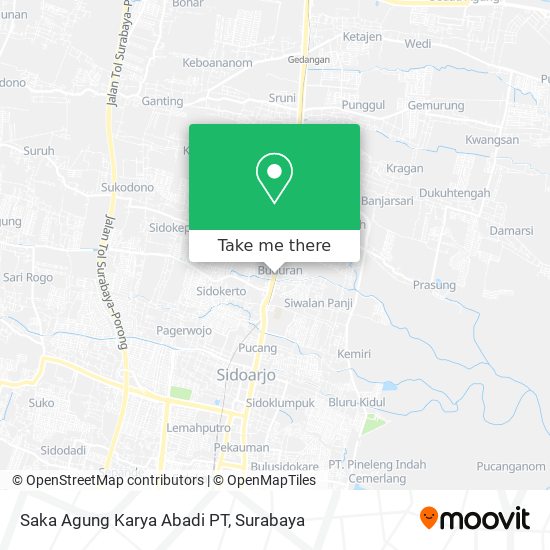 Saka Agung Karya Abadi PT map