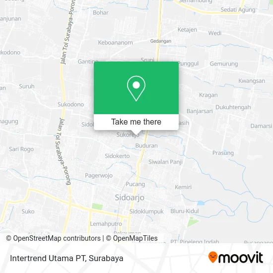 Intertrend Utama PT map