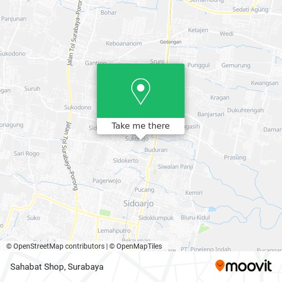 Sahabat Shop map