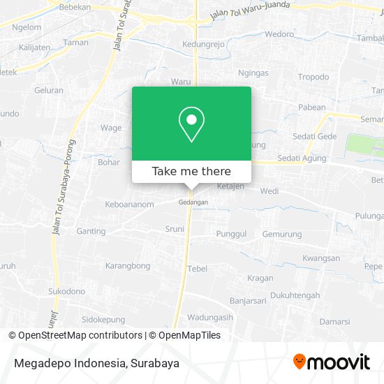 Megadepo Indonesia map