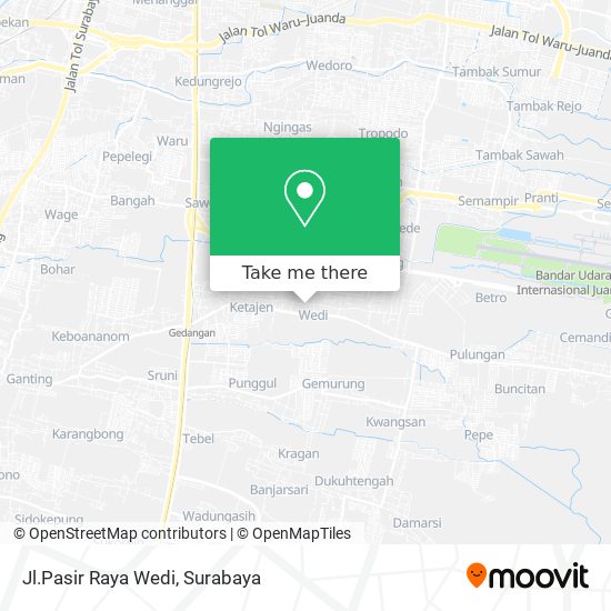 Jl.Pasir Raya Wedi map