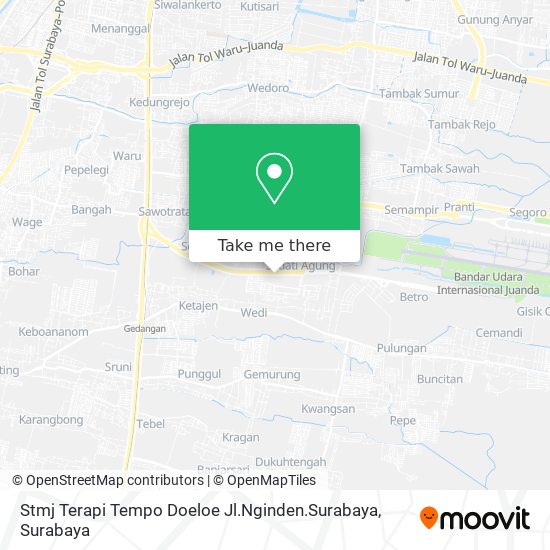 Stmj Terapi Tempo Doeloe Jl.Nginden.Surabaya map