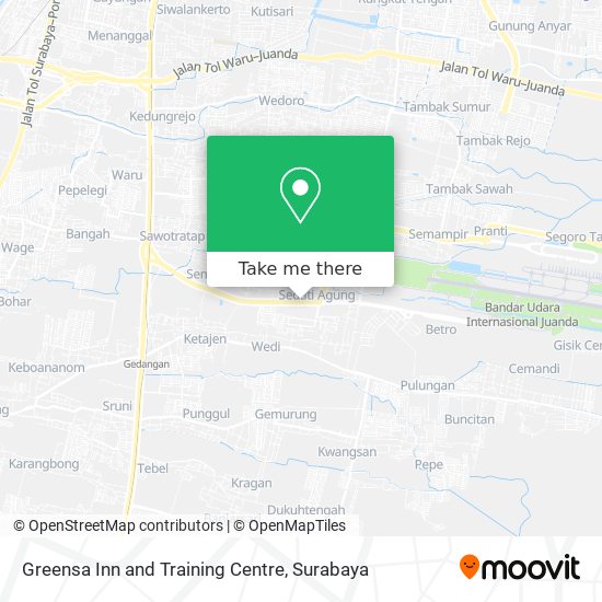 Greensa Inn and Training Centre map