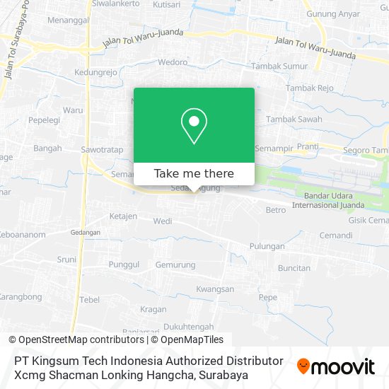 PT Kingsum Tech Indonesia Authorized Distributor Xcmg Shacman Lonking Hangcha map