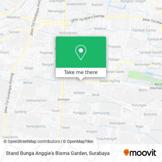 Stand Bunga Anggie's Bisma Garden map