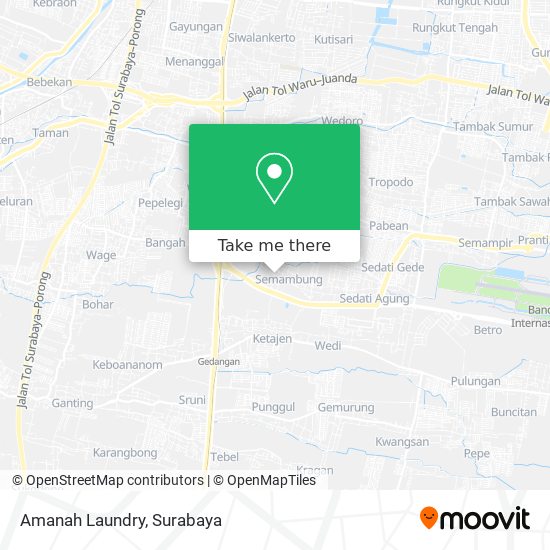 Amanah Laundry map