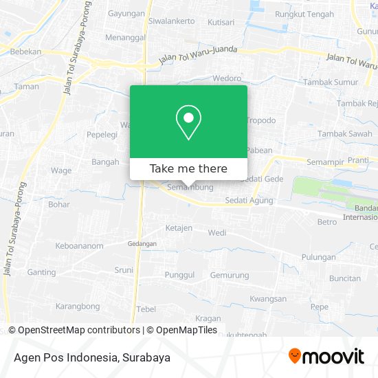 Agen Pos Indonesia map