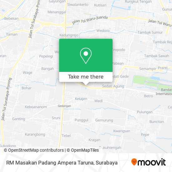 RM Masakan Padang Ampera Taruna map