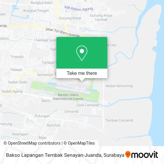 Bakso Lapangan Tembak Senayan-Juanda map