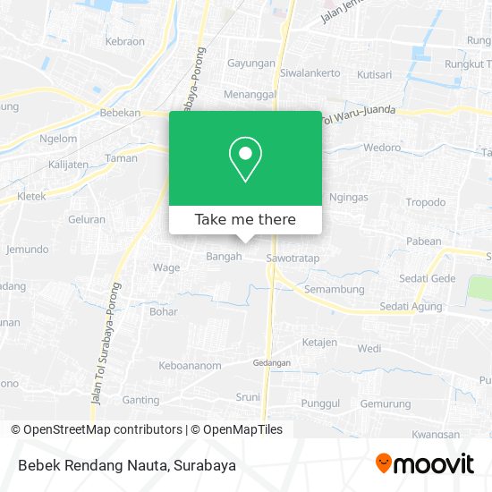 Bebek Rendang Nauta map