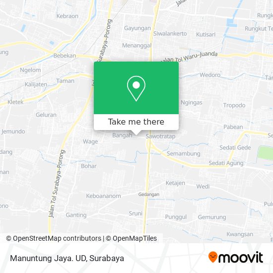Manuntung Jaya. UD map