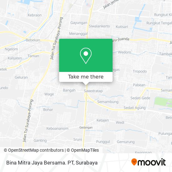 Bina Mitra Jaya Bersama. PT map