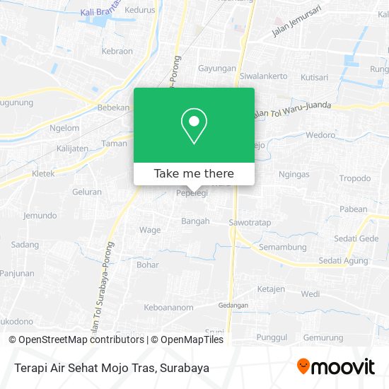 Terapi Air Sehat Mojo Tras map