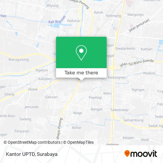 Kantor UPTD map