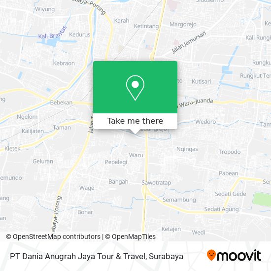 PT Dania Anugrah Jaya Tour & Travel map