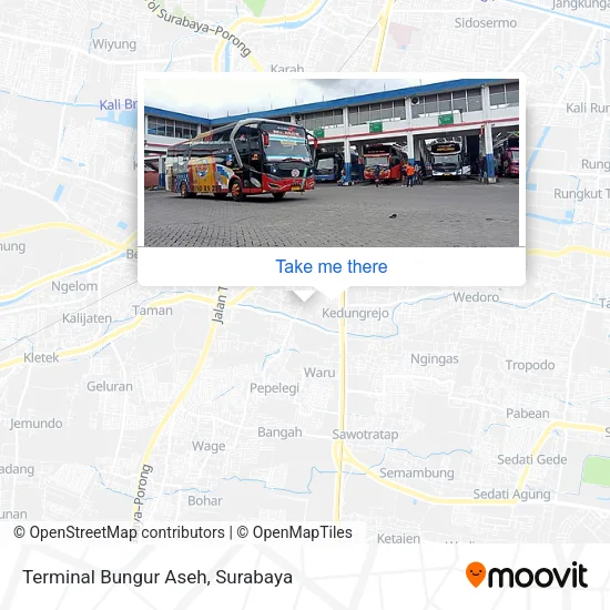 Terminal Bungur Aseh map