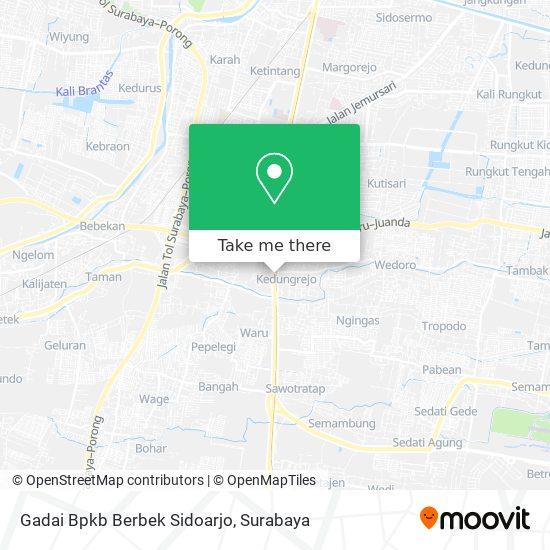 Gadai Bpkb Berbek Sidoarjo map