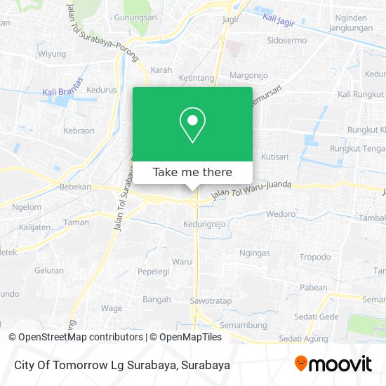 City Of Tomorrow Lg Surabaya map