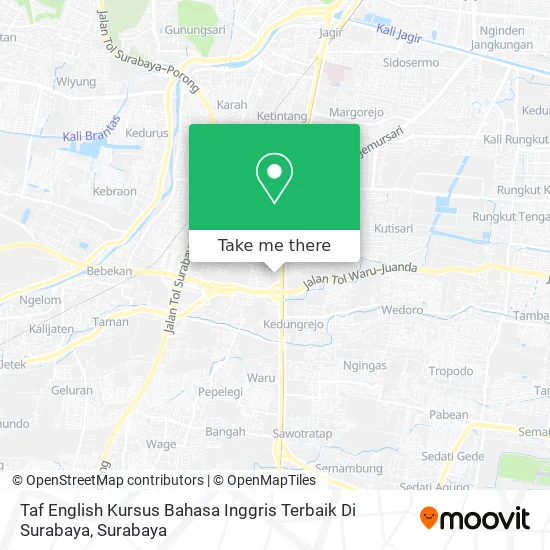 Taf English Kursus Bahasa Inggris Terbaik Di Surabaya map