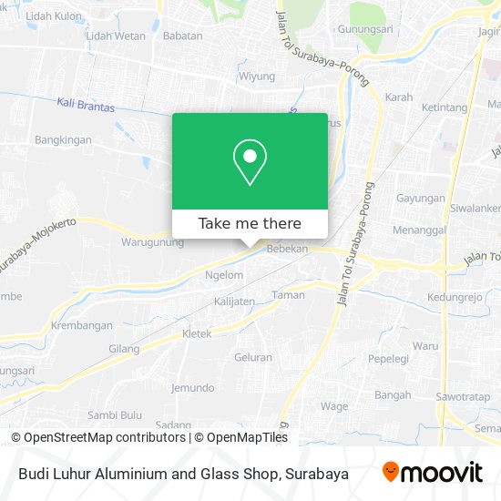 Budi Luhur Aluminium and Glass Shop map