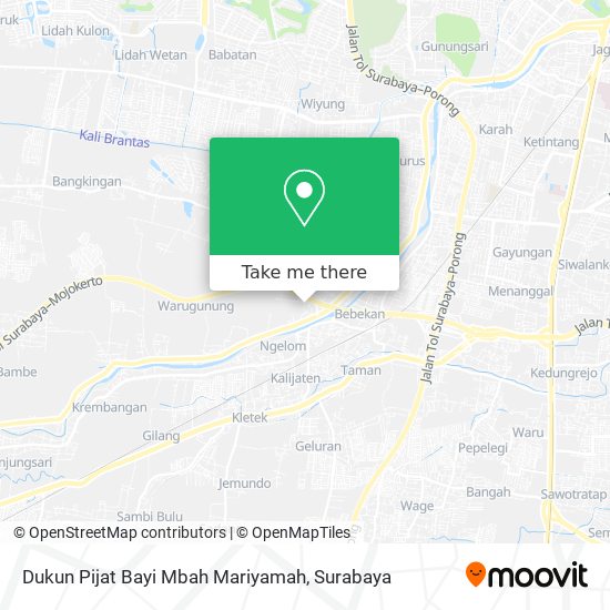 Dukun Pijat Bayi Mbah Mariyamah map