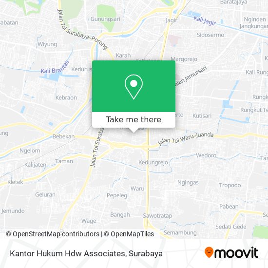 Kantor Hukum Hdw Associates map