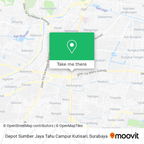 Depot Sumber Jaya Tahu Campur Kutisari map