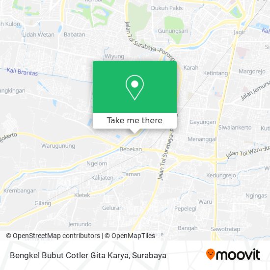 Bengkel Bubut Cotler Gita Karya map