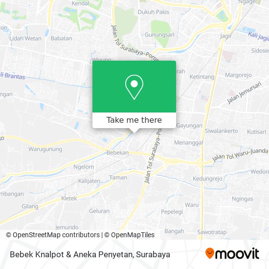 Bebek Knalpot & Aneka Penyetan map