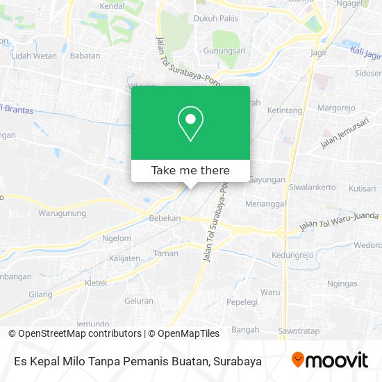 Es Kepal Milo Tanpa Pemanis Buatan map