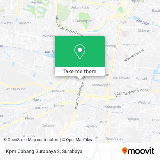 Kpm Cabang Surabaya 2 map