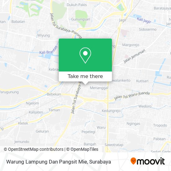 Warung Lampung Dan Pangsit Mie map