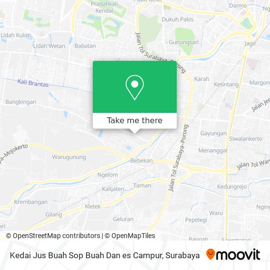 Kedai Jus Buah Sop Buah Dan es Campur map